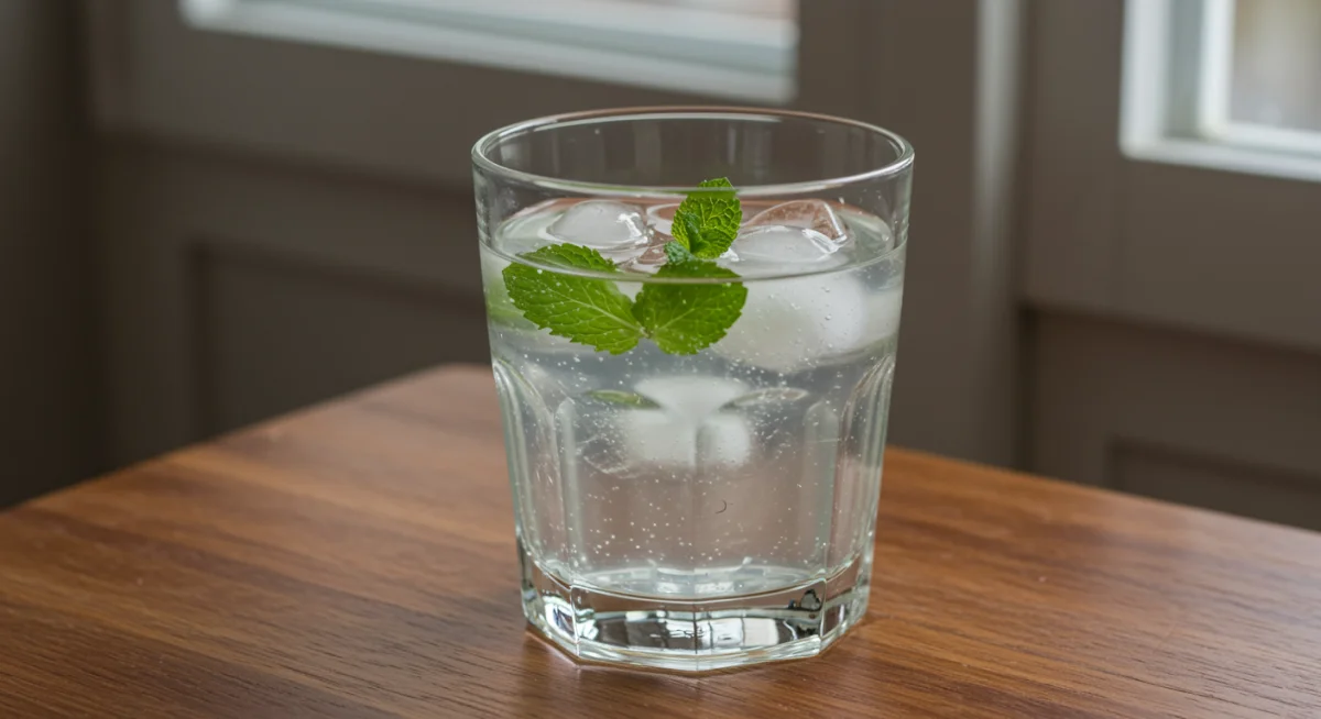 Refreshing cucumber mint water for internal cooling.