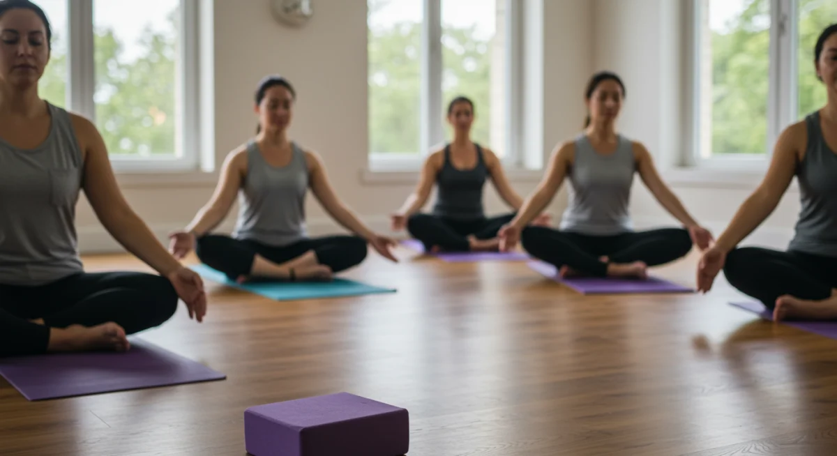 Diverse group engaging in mindful community activity, fostering connection and shared purpose.