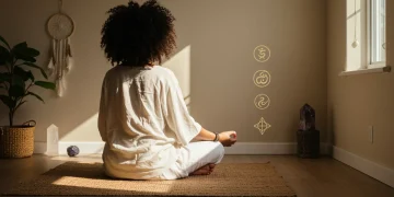 Affirmations in 2025: Transform Your Spiritual Outlook Daily Person meditating, embracing spiritual transformation with affirmations