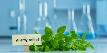 Herbal supplement bottle with EPA regulation overlay, symbolizing new guidelines.