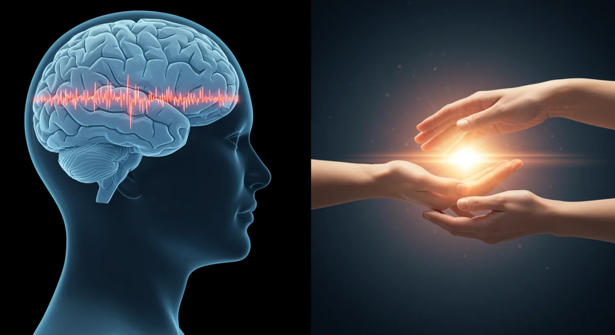 Brain activity during mindfulness and energy healing session